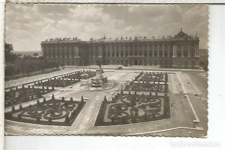 Postales: MADRID PALACIO REAL ESCRITA - Foto 1