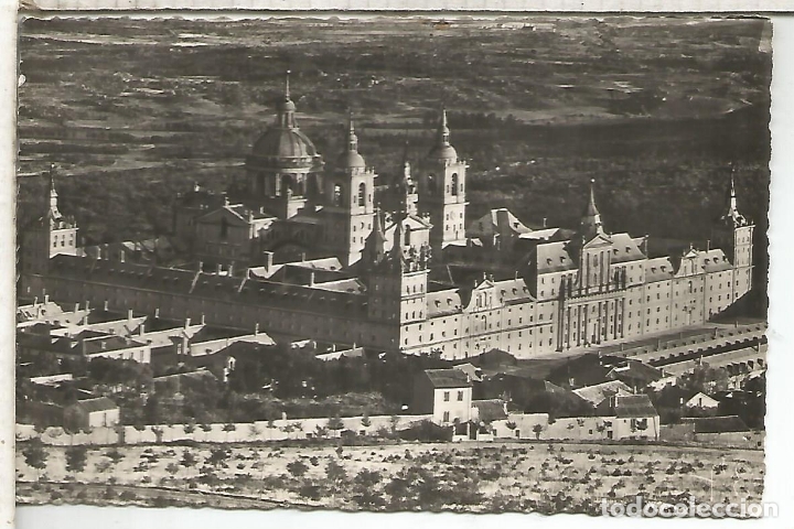 Postales: MADRID MONASTERIO EL ESCORIAL ESCRITA - Foto 1