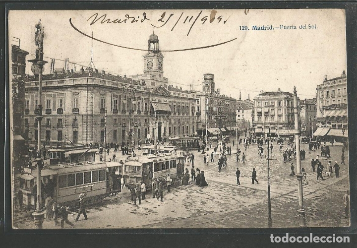 Postcards: MADRID-PUERTA DEL SOL-120-J.LACOSTE-VER REVERSO-(61.442)