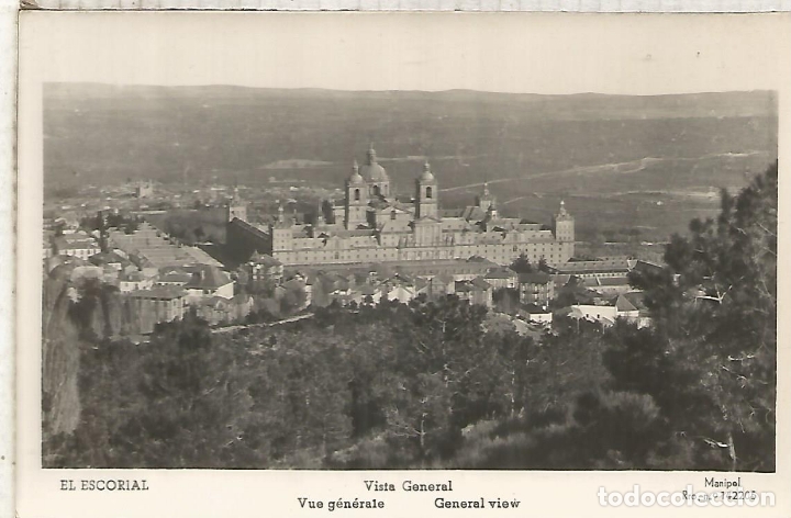 Postales: MADRID ESCORIAL SIN ESCRIBIR - Foto 1