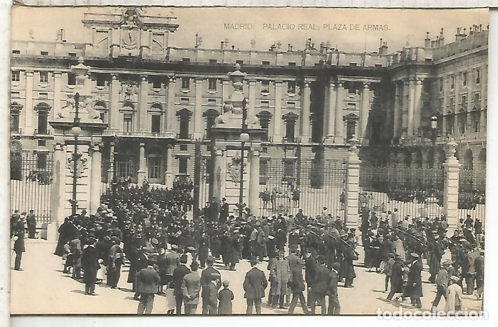 Postales: MADRID PALACIO REAL  SIN ESCRIBIR - Foto 1