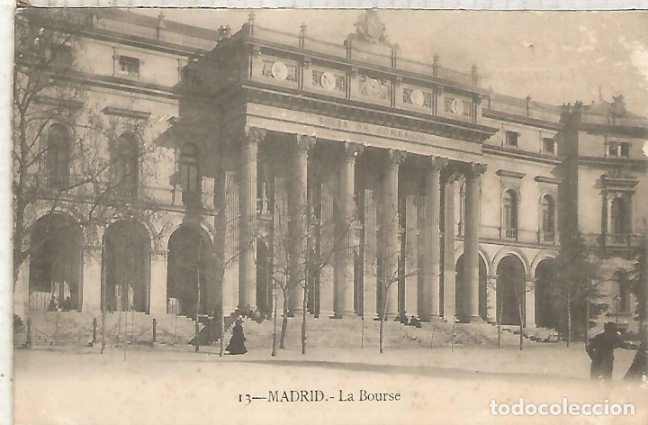 Postales: MADRID LA BOLSA SIN ESCRIBIR - Foto 1