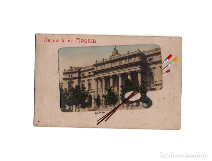Postales: MADRID.- LA BOLSA. RECUERDO DE MADRID. - Foto 1