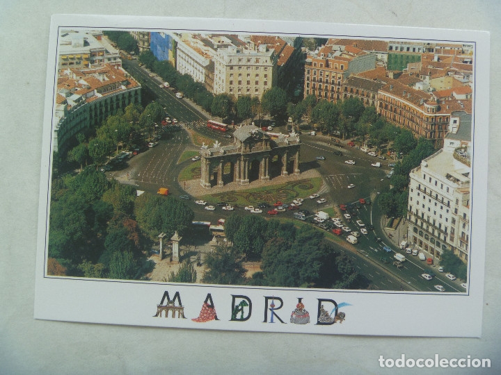Postales: POSTAL DE MADRID : PUERTA DE ALCALA - Foto 1