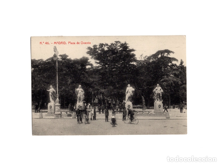 Postales: MADRID.- PLAZA DE ORIENTE - Foto 1
