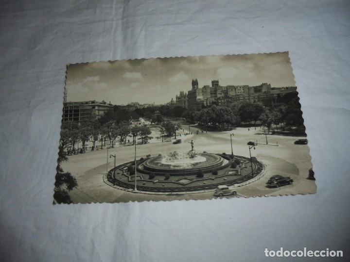 Postkarten: 181.-MADRID.-PANORAMICA DE LA PLAZA DE NEPTUNO Y PASEO DEL PRADO-EDICIONES GARCIA GARRABELLA