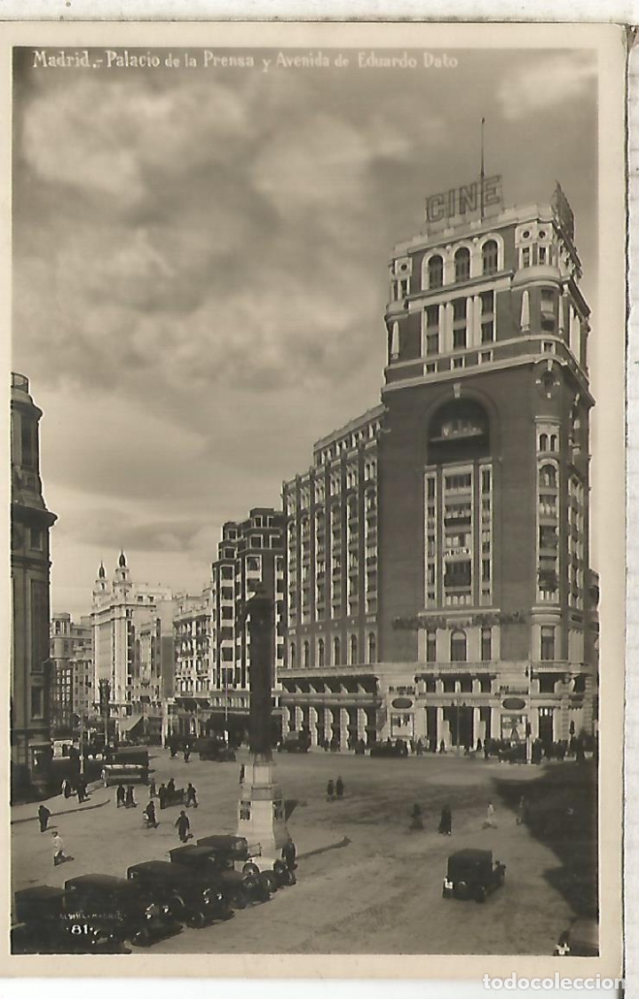 Postales: MADRID PALACIO DE LA PRENSA ESCRITA - Foto 1