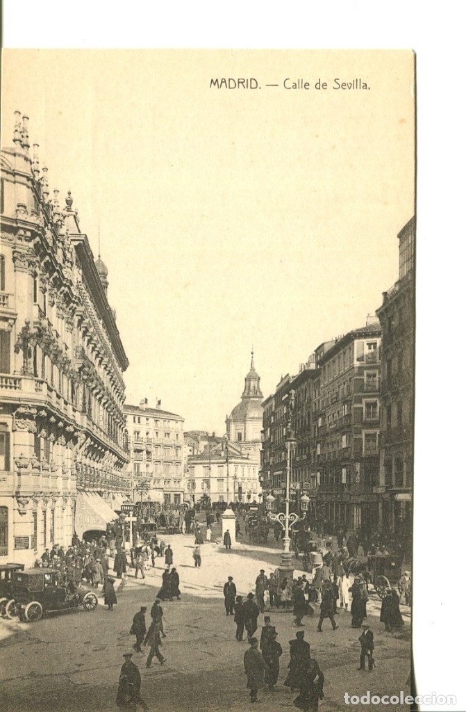 Postales: MADRID-CALLE DE SEVILLA - Foto 1