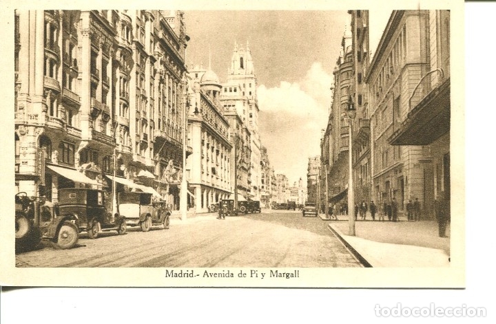 Postales: MADRID-AVENIDA PI Y MARAGALL - Foto 1