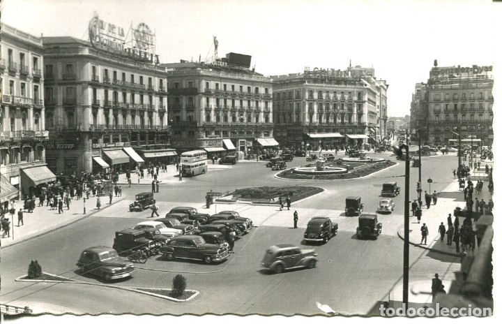Postales: MADRID-PUERTA DEL SOL - Foto 1