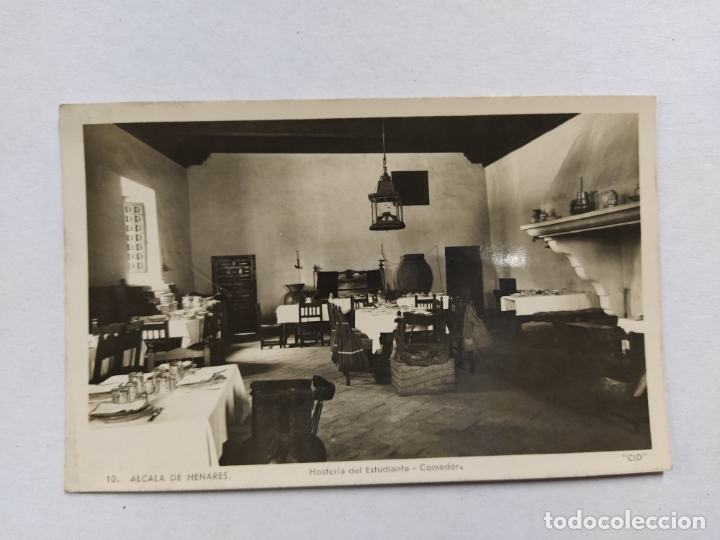 Postcards: ALCALA DE HENARES-HOSTELERIA DEL RESTAURANTE-10-FOTOGRAFICA CID-VER REVERSO-(62.384)