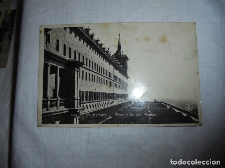 Postkarten: 1108.-EL ESCORIAL.JARDIN DE LOS FRAILES CIRCULADA 1930