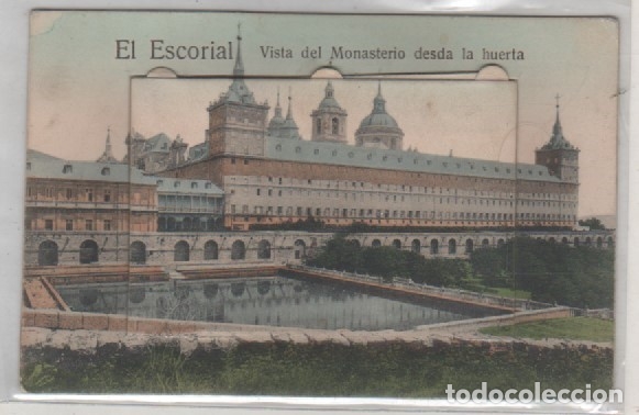 Postkarten: El Escorial Vista del Monasterio desde la huerta. Mini vistas. Fot Morena. Veuthey Escorial