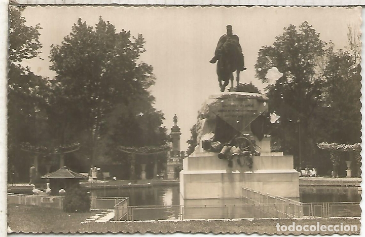Postales: MADRID RETIRO ESCRITA - Foto 1