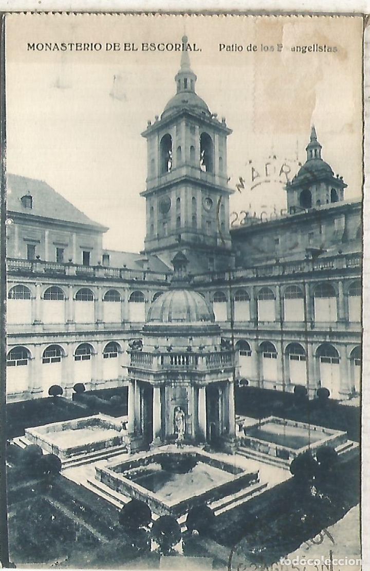 Postales: MADRID ESCORIAL ESCRITA - Foto 1