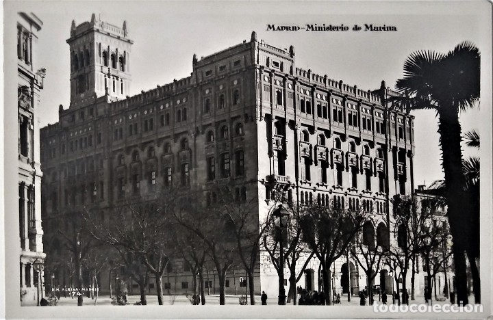 Postales: MADRID MINISTERIO DE MARINA - Foto 1
