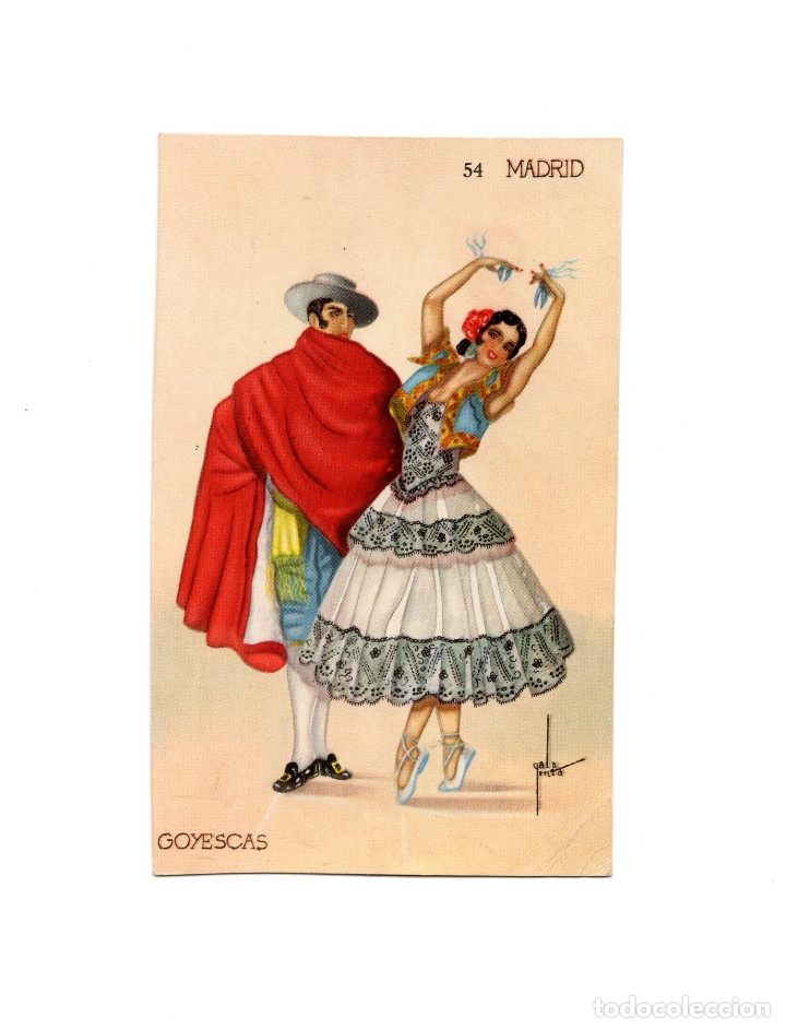Postales: MADRID.- GOYESCAS. - Foto 1