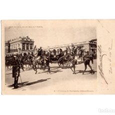 Postales: MADRID.- FIESTAS REALES DE 1902. 3ªPARTE - Nº2, CARROZAS DE EMBAJADA EXTRAORDINARIA.