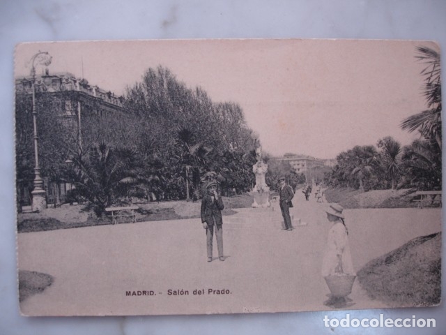 Postales: MADRID SALON DEL PRADO S/C - Foto 1