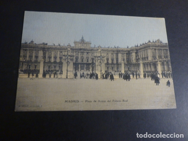 Postales: MADRID PLAZA DE ARMAS DE PALACIO REAL - Foto 1