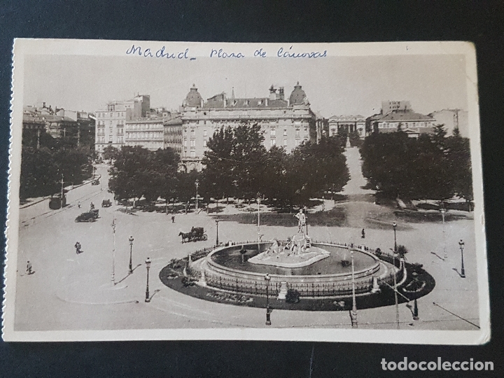 Postales: MADRID PLAZA DE CANOVAS - Foto 1