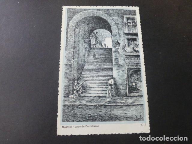 Postales: MADRID ARCO DE CUCHILLEROS - Foto 1