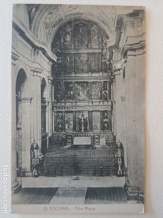 Postales: ALTAR MAYOR MONASTERIO DE EL ESCORIAL MADRID - Foto 1