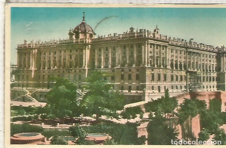 Postales: MADRID PALACIO REAL ESCRITA - Foto 1