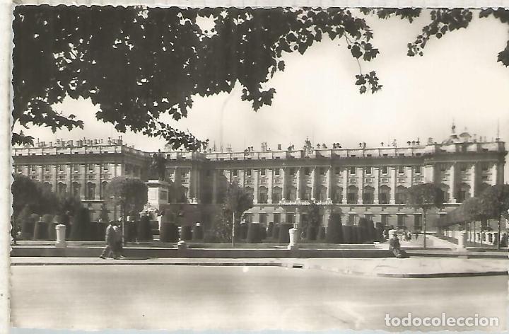 Postales: MADRID PALACIO REAL ESCRITA - Foto 1