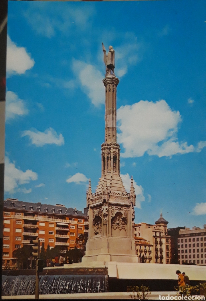 Postales: POSTAL MONUMENTO A COL&Oacute;N MADRID - Foto 1
