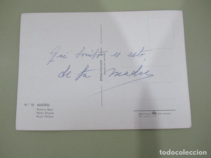 Postales: Madrid - Palacio Real - Escrita - Foto 2