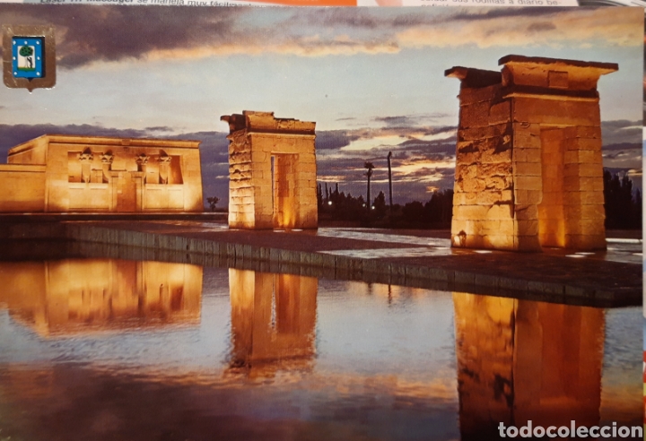 Postales: POSTAL TEMPLO DE DEBOD EN MADRID - Foto 1