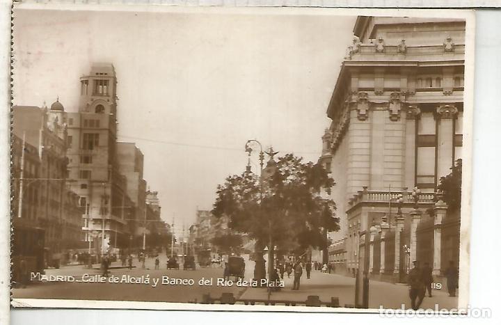 Postales: MADRID CALLE ALCALA  ESCRITA - Foto 1