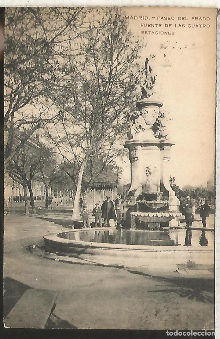 Postales: MADRID PASEO DEL PRADO ESCRITA - Foto 1