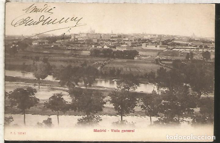 Postales: MADRID VISTA GENERAL ESCRITA - Foto 1