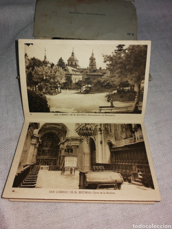 Postales: CARPETA DE POSTALES EL ESCORIAL - Foto 4