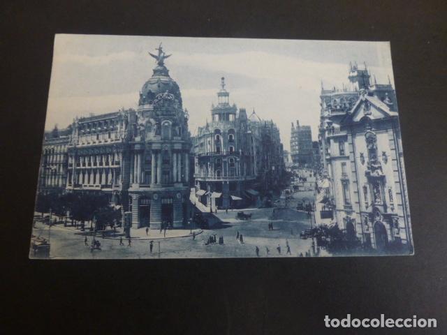 Postales: MADRID ENTRADA A LA GRAN VIA - Foto 1