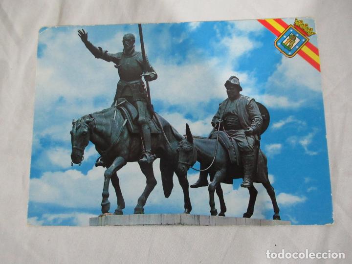 Postales: Madrid - Monumento a Cervantes - Circulada - Foto 1