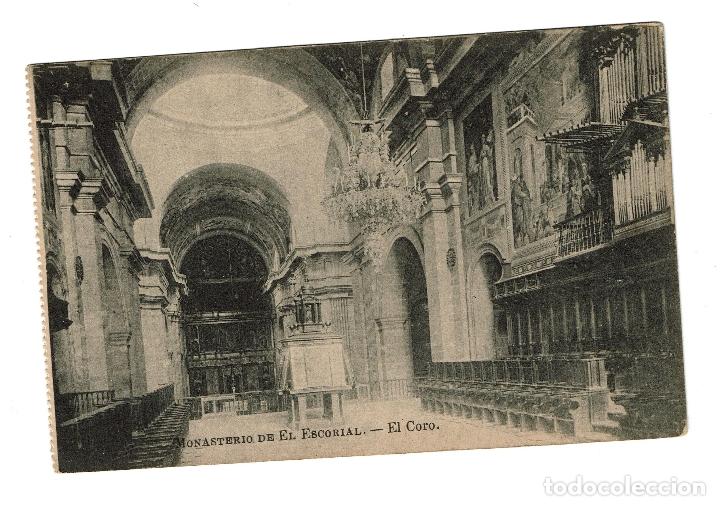 Postales: MONASTERIO DE EL ESCORIAL -  EL CORO  - NO CIRCULADA - Foto 1