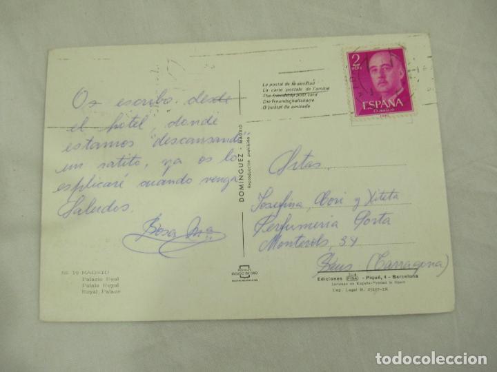 Postales: Madrid - Palacio Real - Circulada - Foto 2