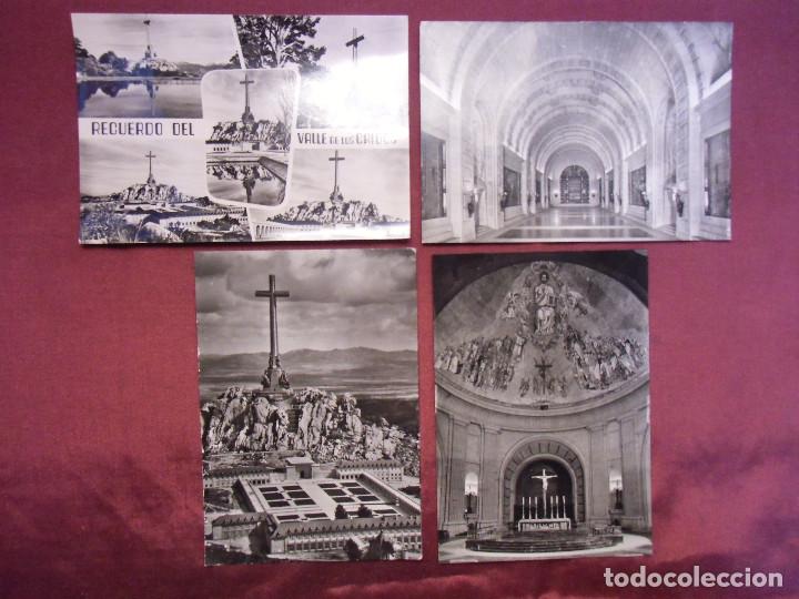 Postcards: VALLE DE LOS CAIDOS.POSTALES BRILLO,A&Ntilde;OS 50-60.