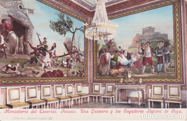 Postkarten: MONASTERIO DEL ESCORIAL, PALACIO, TAPICES DE GOYA - PURGER & Co. n&ordm; 3744 - S/C - ND