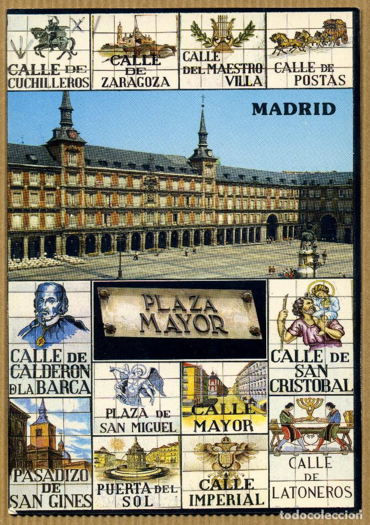 Postales: POSTAL MADRID - PLAZA MAYOR - Foto 1