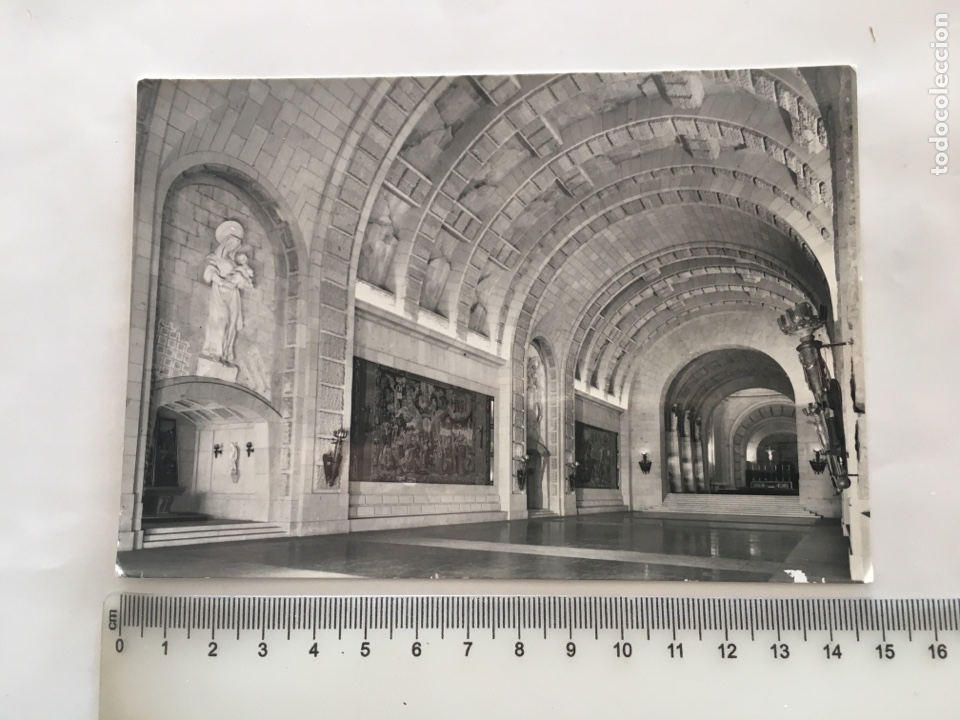 Postcards: POSTAL. STA. CRUZ VALLE DE LOS CA&Iacute;DOS. VISTA CRIPTA-BAS&Iacute;LICA. ED. PATRIM. NAC. H. 1965?.