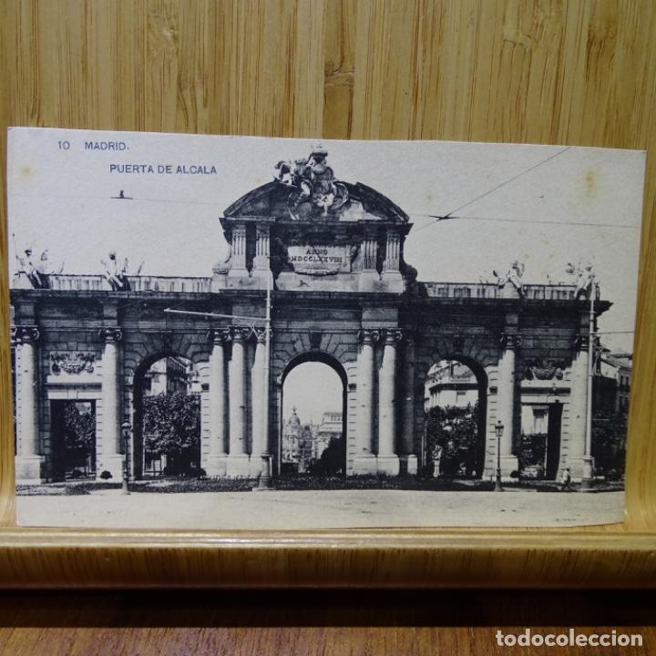Postales: Postal de madrid.puerta de Alcal&aacute;.hauser y menet.