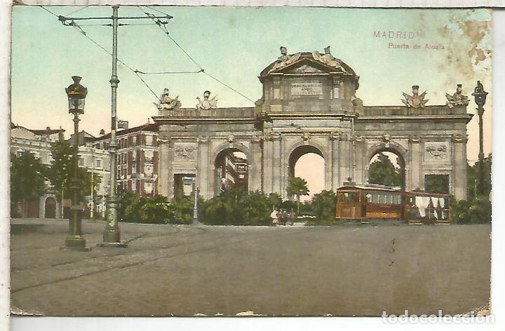 Postales: MADRID PUERTA DE ALCALA ESCRITA - Foto 1