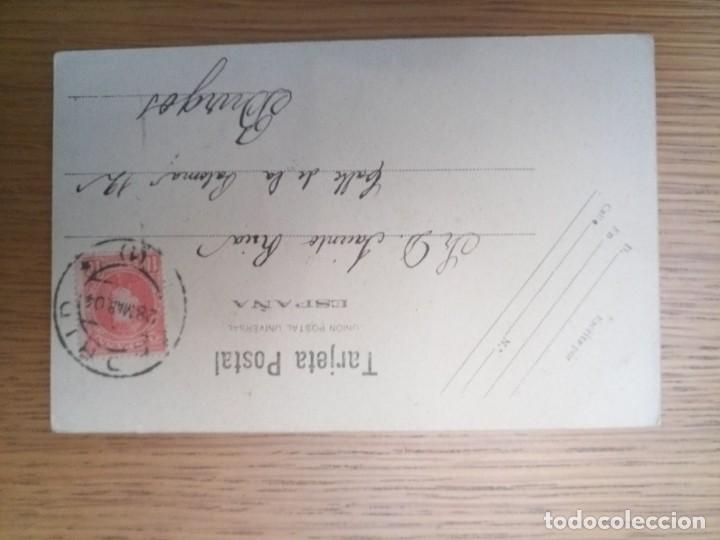Postales: Antigua y rara postal Madrid 1900 - Foto 1