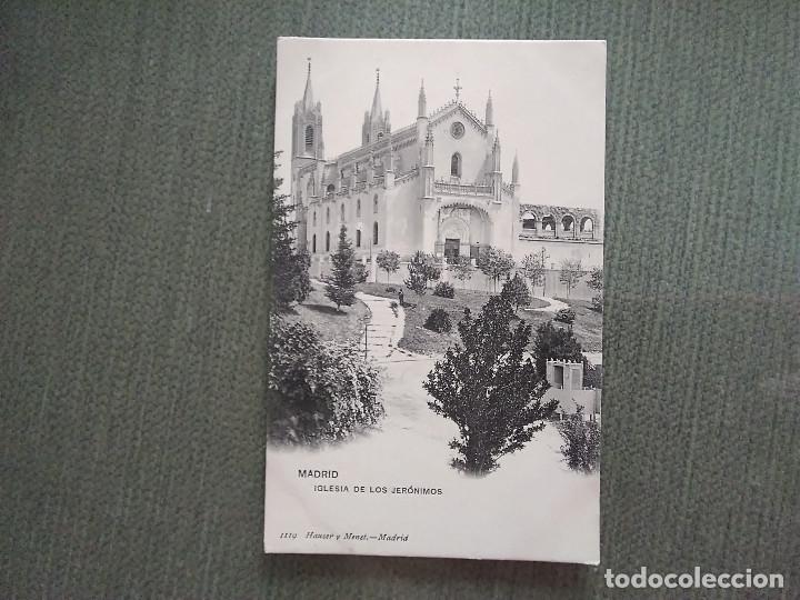 Postales: POSTAL MADRID IGLESIA DE LOS JERONIMOS - Foto 1
