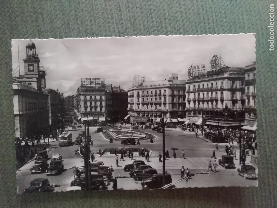 Postales: POSTAL MADRID PUERTA DEL SOL - Foto 1