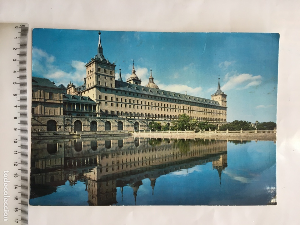 Postales: POSTAL. EL ESCORIAL. MONASTERIO. ESTANQUE DE LA HUERTA. EDIT. PATRIMONIO NACIONAL. GARC&Iacute;A GARRABELLA